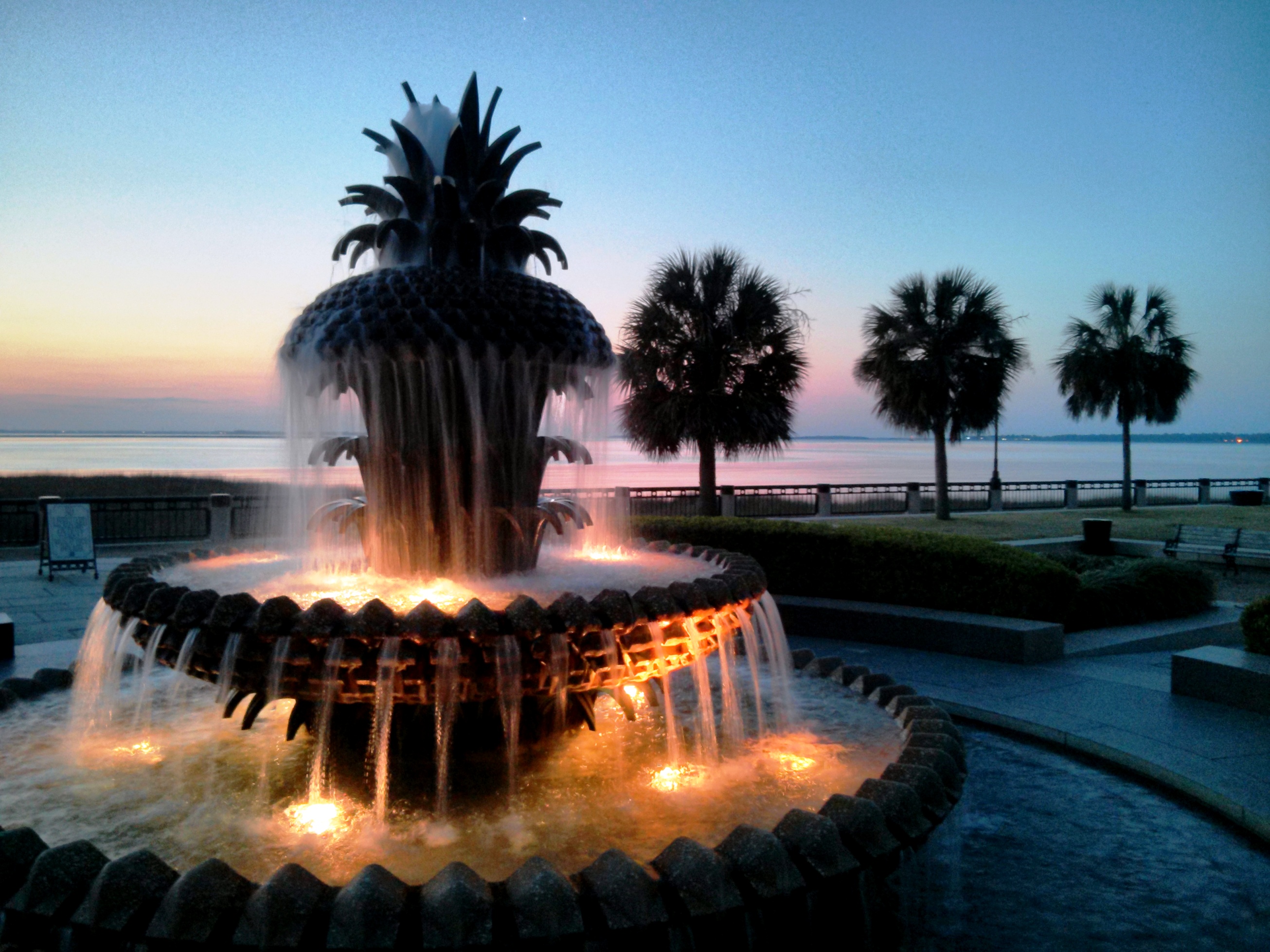 The Pineapple Fountain - Glimpses of Charleston