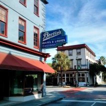 Berlins clothing store in Charleston has been on King Street since 1883, and has a very cool neon sign.