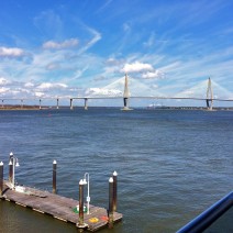 The Ravenel (Cooper River) Bridge on a glorious March Charleston day.