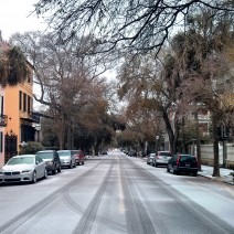 Charleston, SC in the snow.