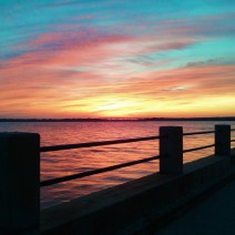 Another beautiful Charleston sunset along the Ashley River in Charlesto, SC