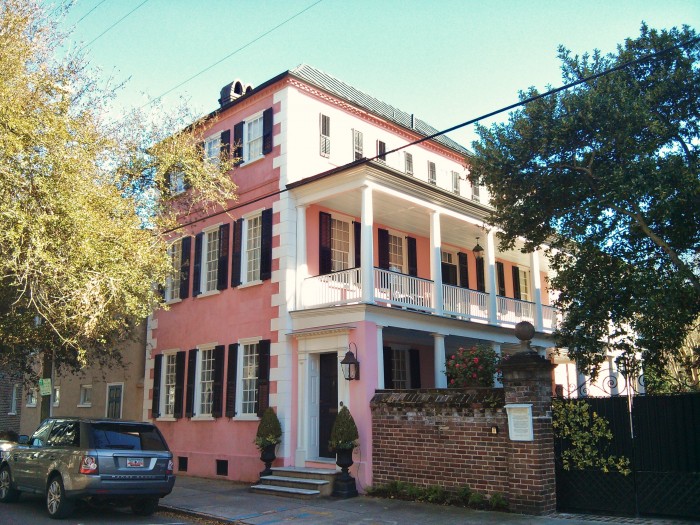 Charleston, SC is full of the most beautiful antebellum houses... here's "just" another.