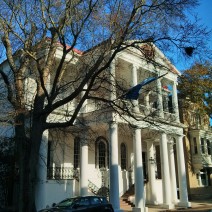 The South Carolina Society Hall was opened in 1804. The Society traces its roots to the mid 1730's.