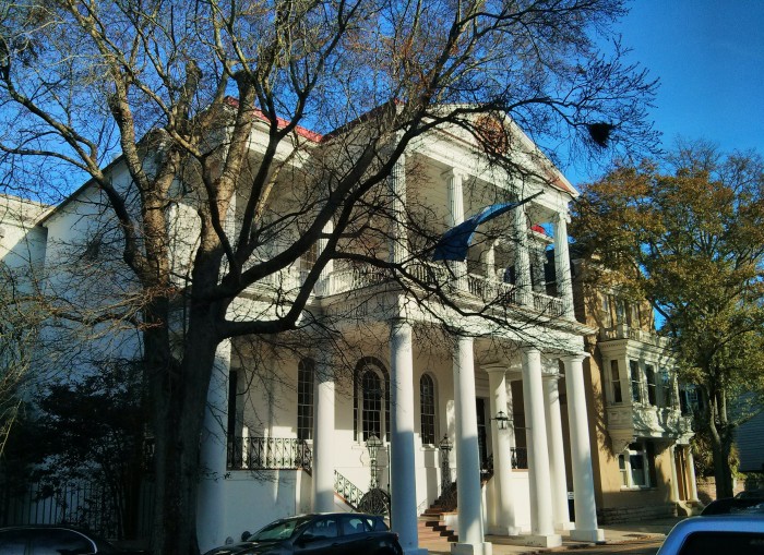 The South Carolina Society Hall was opened in 1804. The Society traces its roots to the mid 1730's.