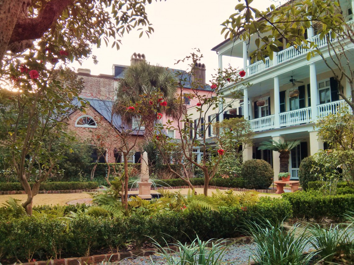 A beautiful garden and home in Charleston, SC... spring is springing!