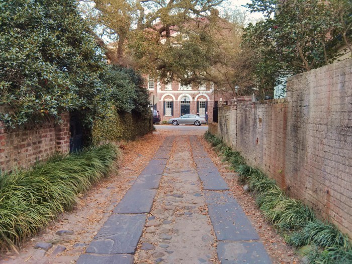 Longitude Lane in Charleston, SC is one of the beautiful old "cut-throughs" in the historic district.