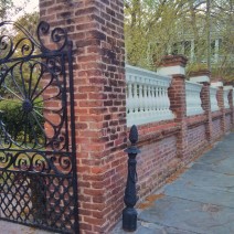 Charleston, SC is full of amazing iron gates and masonry walls guarding beautiful houses.