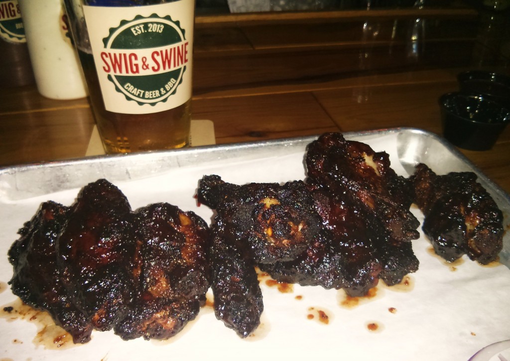 Want some memorable chicken wings? Glimpses of Charleston has found them at Swig & Swine.