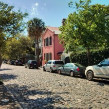 Charleston, SC has some beautiful old cobblestone streets, which were created from the ballast of the trading ships that used to sail in there.