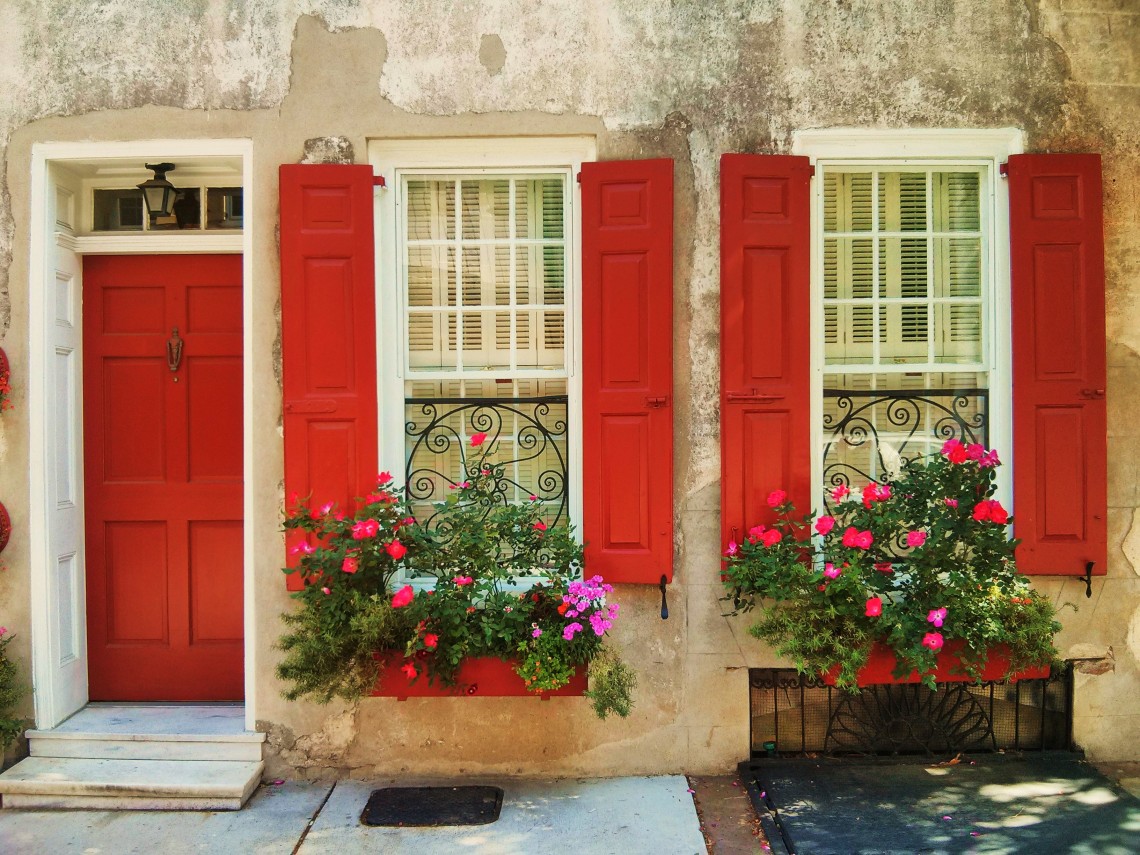A beautiful example of the wonderful windows in Charleston, SC