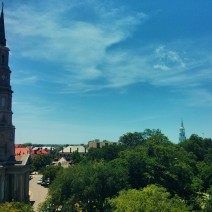 One of Charleston, SC's nicknames is "The Holy City," due to the number of steeples that form its skyline. Here are two of the oldest and prettiest.