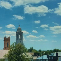 The Charleston, SC skyline is permeated with steeples, so much one of its nicknames is "The Holy City." Here are three of them.