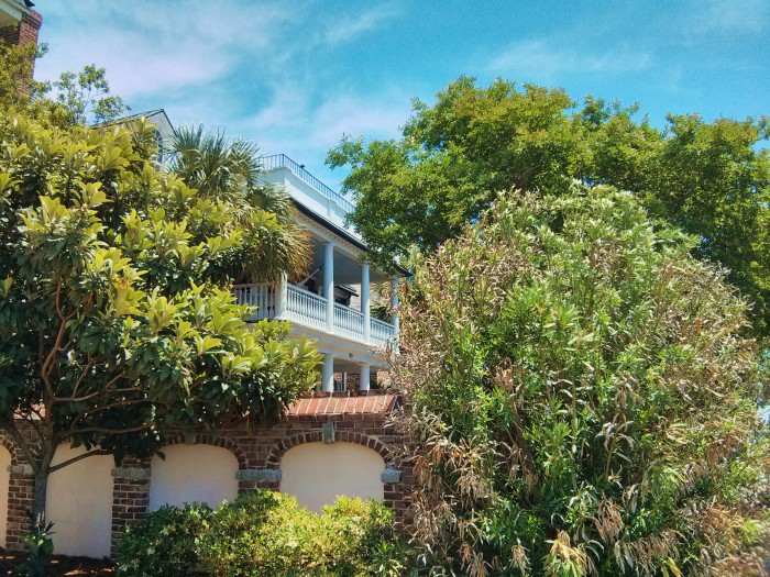 Charleston, SC is truly a garden city and the beauty of the houses is often hidden away behind the lushness of the flora.