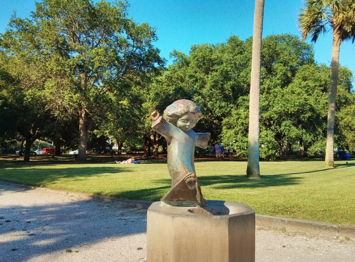This wonderful water fountain can be found in White Point Garden in Charleston, SC.