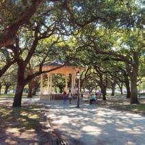 The gazebo in White Point Garden in Charleston, formally known as the Williams Music Pavilion, is a popular spot for weddings and other special occasions.