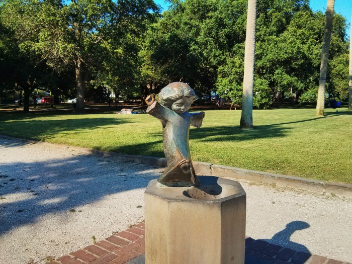 This charming water fountain can be found in White Point Garden in Charleston, SC.