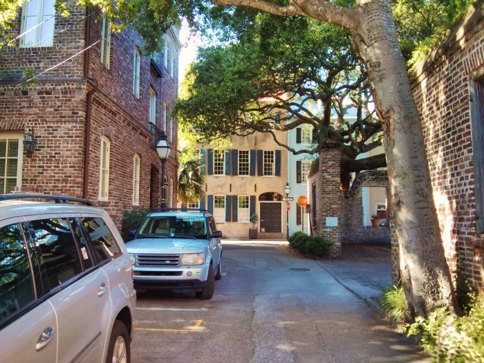 The old alleys in downtown Charleston, SC are full of history and character.