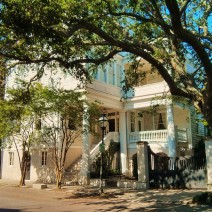 The houses of Charleston, SC are historic and beautiful. This one can be found on lower Meeting Street.