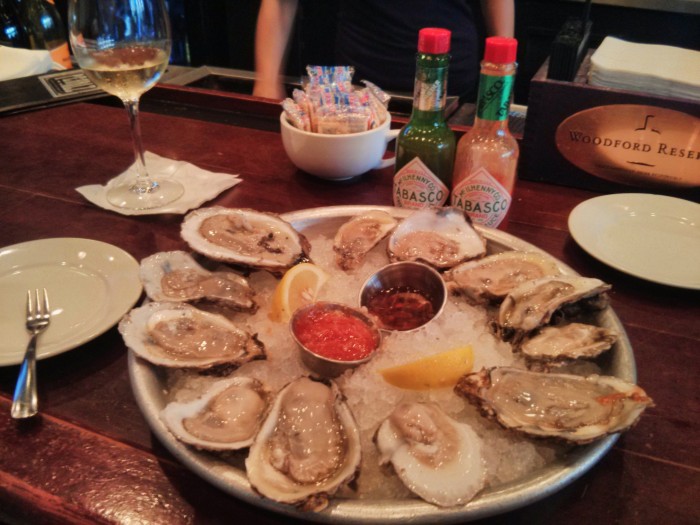 Sitting at a bar eating oysters on the half shell is a very Charleston thing to do.