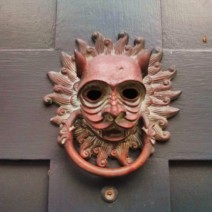The details of Charleston, SC are wonderful. This is a knocker on a pre-colonial house on Church Street.