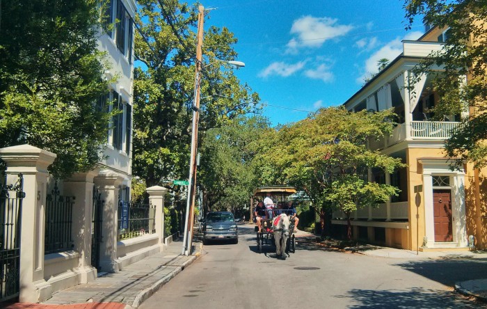 In the historic district of Charleston, SC, some of the biggest traffic problems are created by non-motorized vehicles.