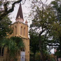 The Salem Baptist Church in Charleston, SC is appropriately named and slightly spooky looking during Halloween week.