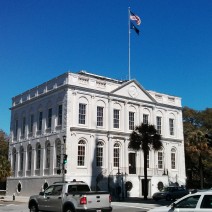 Charleston, SC City Hall is a beautiful building that was originally built around 1800 as one of the first 8 branches of the First Bank of the United States.