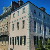One of the interesting architectural details of Charleston, SC is where two significant houses are built literally back to back.