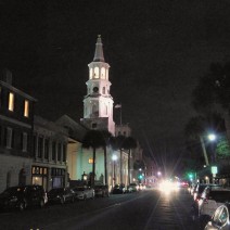 Broad Street in Charleston, SC is picturesque under any circumstance. This particular night it was really looking good.