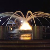 The fountains in Waterfront Park in Charleston, SC are a great place to cool off on the hot summer days and nights. This one is a magical and fun place to get a little wet.