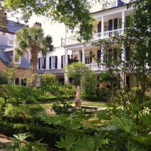 This incredible garden is one of Glimpses' favorites. The house fronts Tradd Street, but from the side off of Legare Street, there is a wonderful view of this beautiful space.