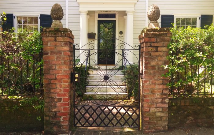 Charleston is well known for it's beautiful wrought iron gates. This one can be found at 67 South Battery.