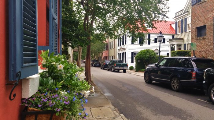 The lushness of Charleston is captured on Tradd Street, just off Church Street.