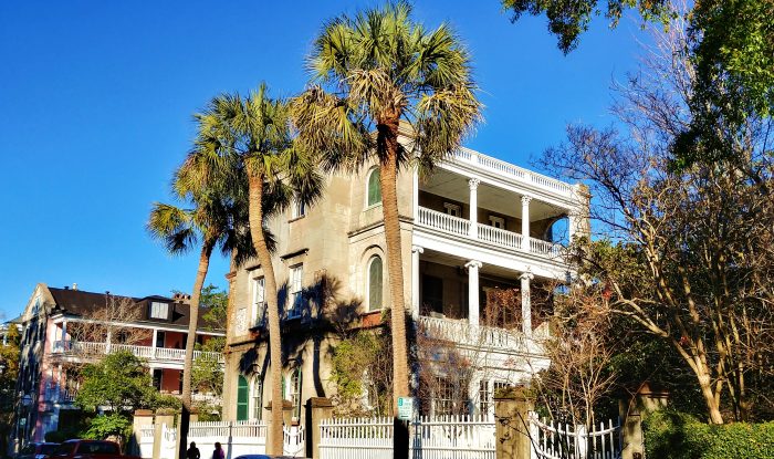 Just another Charleston house on just another beautiful Charleston day. You can find this house on Meeting Street.
