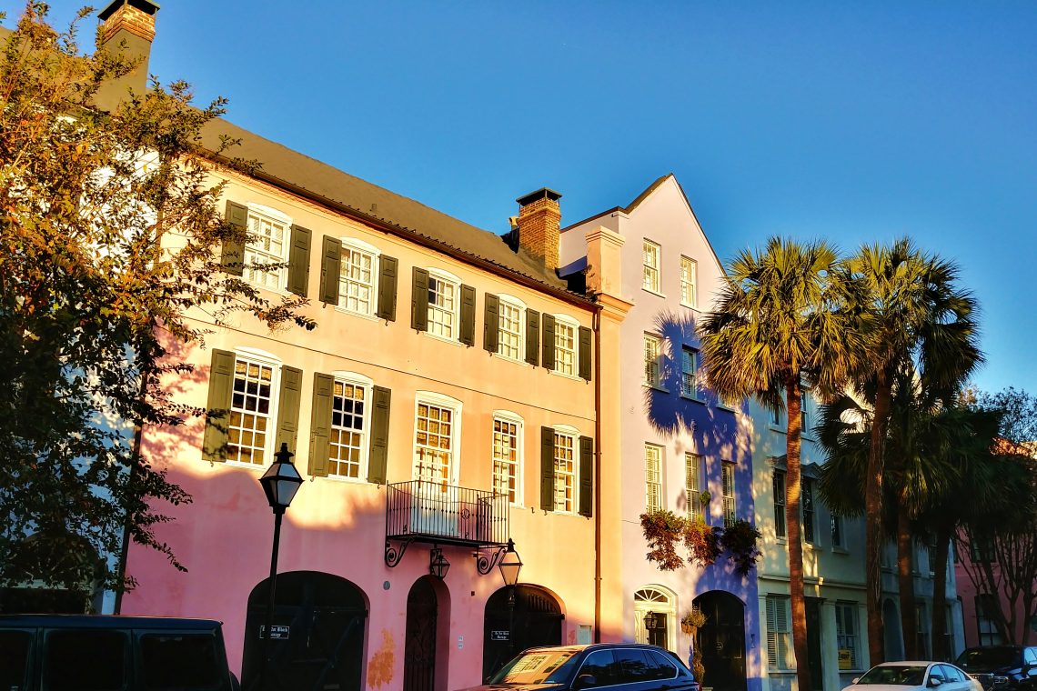 The now beautiful Georgian Houses that make up Rainbow Row didn't always look so good. In the 1920's, Susan Pringle Frost,  the founder of the Society for the Preservation of Old Dwellings (now the Preservation Society of Charleston) bought six of the buildings which were then in near slum-like conditions.  With that, she began one of the first preservation efforts in the United States, even though she did not do the restoration of those properties herself (that was begun by Dorothy Haskell Porcher Legge in 1931).
