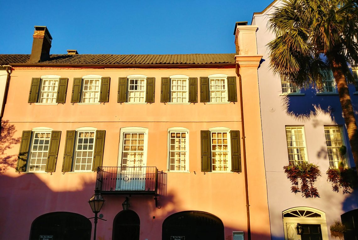 This house on East Bay Street holds a very special distinction on Rainbow Row -- it was the very first to be restored on the row (which is the largest collection of attached antebellum houses in the United States).