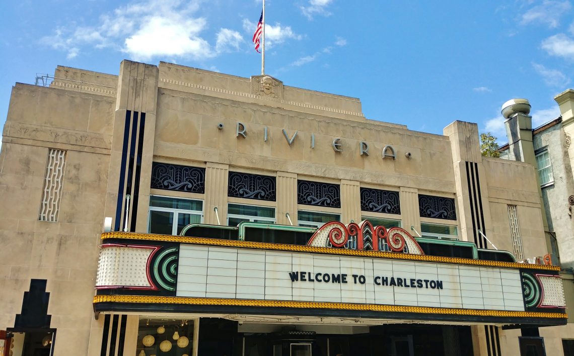 Charlestonians are so polite -- even the buildings. The Riviera Theater was Charleston's first motion picture theater. Open to the public on January 28, 1939, the premier featured Secrets of a Nurse. Have you seen it?