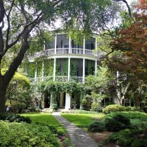 The Parker-Drayton House on Gibbes Street used to have an even better location. Before the area in front of it was filled, the Ashley River used to run by its garden.