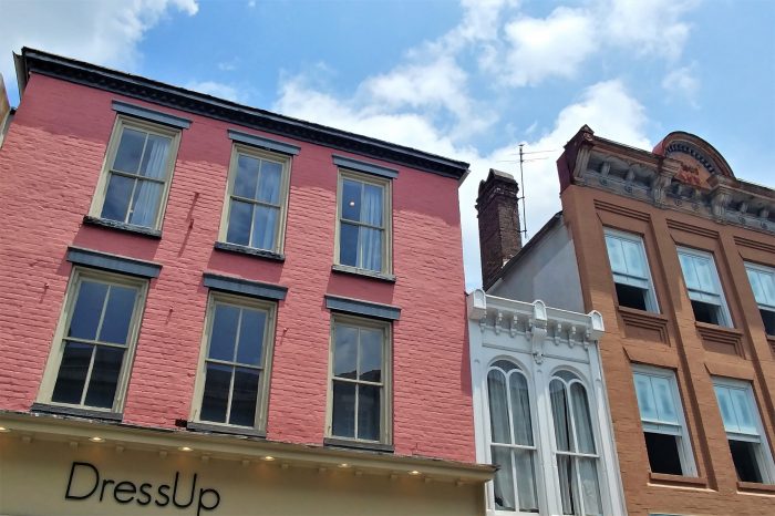These beautiful facades can be found on King Street.  The beauty is just one of the things that caused it to be named one of the 10 top shopping streets in the United States by US News and World Report.