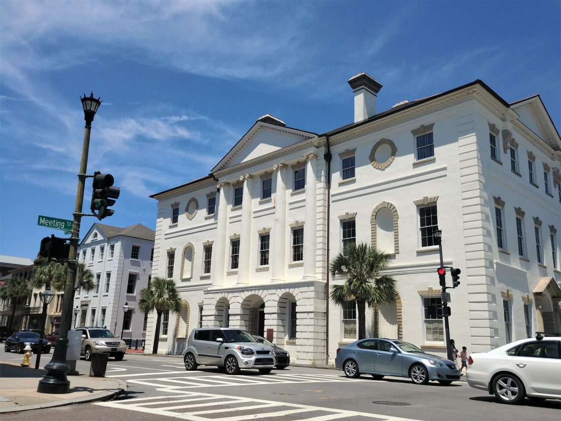 Built c. 1792, the gorgeous Charleston County Courthouse not only hosted George Washington, it was likely used as a model for the White House. It's architect, James Hoban, designed both.