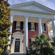 While relatively new by downtown Charleston standards, this 1908 house on Lamboll Street holds its own with some of its neighbors.