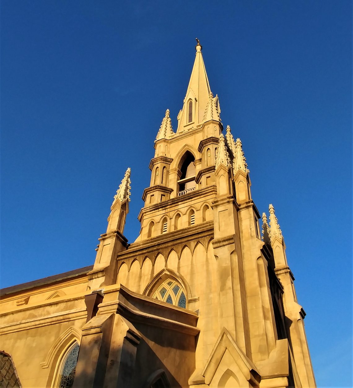 Grace Church Cathedral, located on Wentworth Street, is one of the most striking in Charleston. Designed by the famed architect, Edward Brickell White, it opened in 1848.