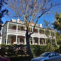 This beautiful plantation style house on Vanderhorst Street was built in the mid-1820's by John Bickley, a lumber merchant and rice planter.