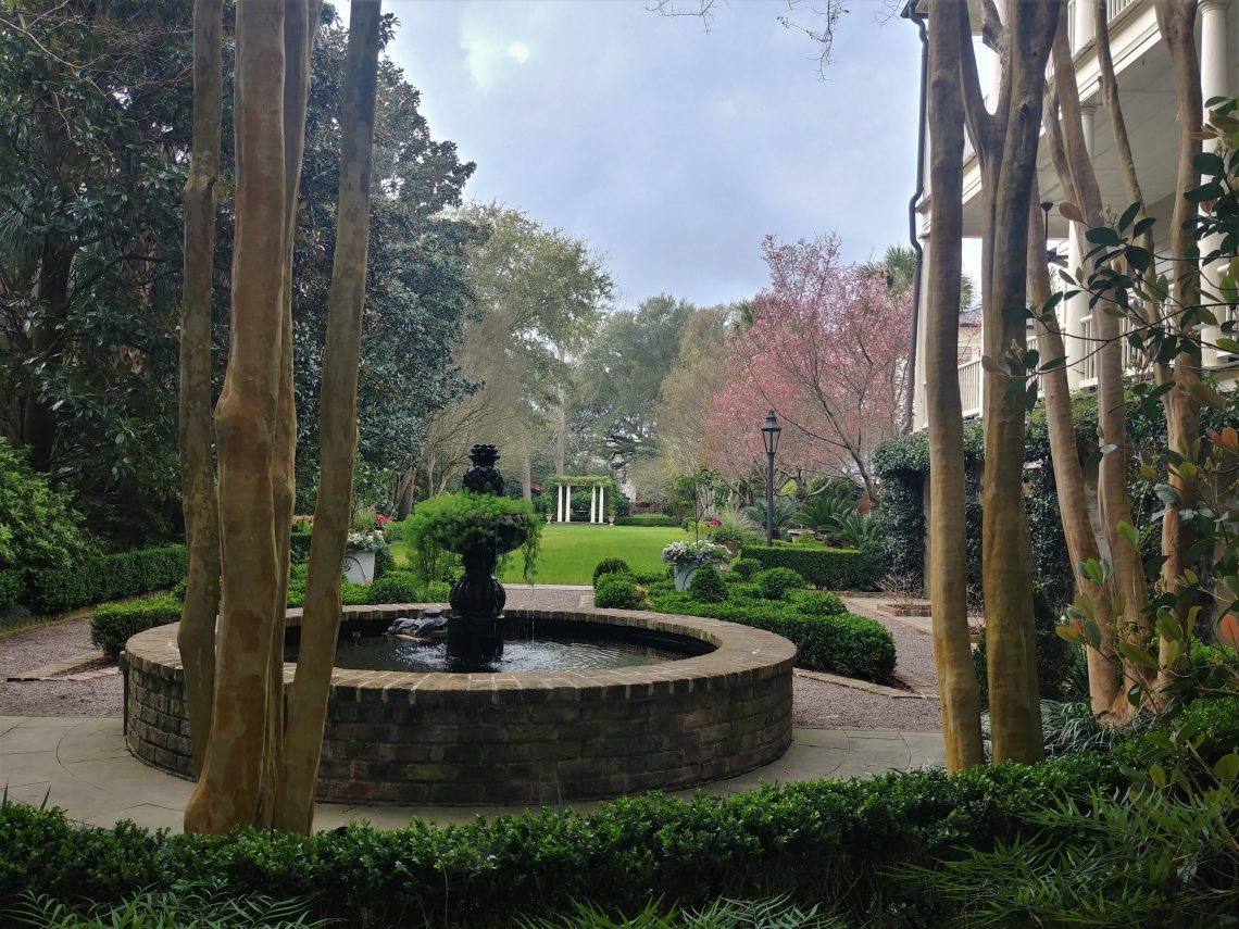 This gorgeous garden on Legare Street was the site for the Gaud School for Boys until 1918. Gaud, which merged with the Porter Military Academy in 1964 to become the Porter-Gaud School, is one of the most prominent schools in Charleston and South Carolina. Not a bad spot to get your start.