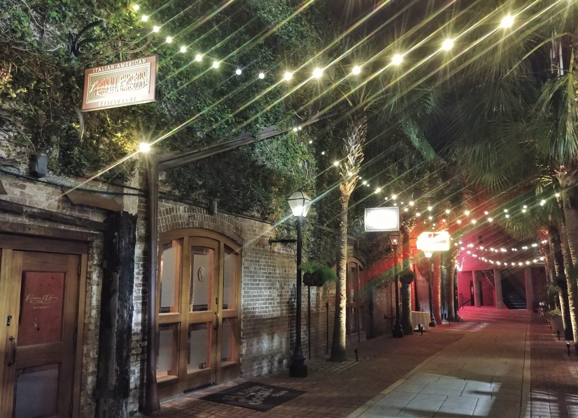 Just off King Street, running between John and Hutson Streets, is Hutson Alley. This cool cut-through is not only a good shortcut, but has a great selection of restaurants in it. 