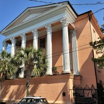 This beautiful building on Society Street was designed by the famed architect E.B. White. It was built in 1840-42 as the home for the High School of Charleston.