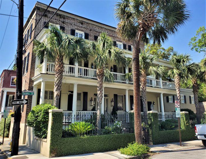 This beautiful house on Society Street was built in 1840. Just another incredible antebellum house in Charleston.