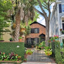 The pretty streetscape can be found on one of the smallest streets in Charleston -- Short Street. Yes, really.