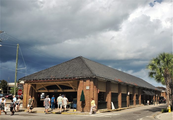 In the heart of downtown Charleston, you will find the City Market and Sheds. This is one of the sheds.