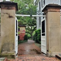 This gate on South Battery is rarely left open, leaving what's behind it as a mystery. Mystery solved.